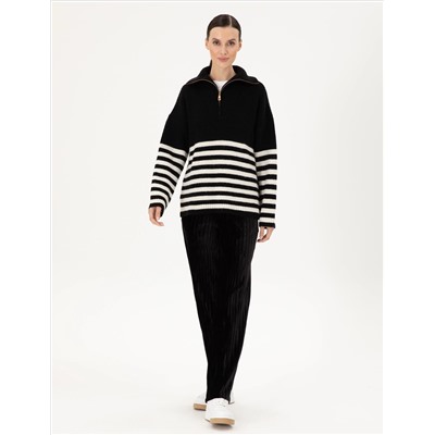 Black Loose Fit Столетный костюм Six