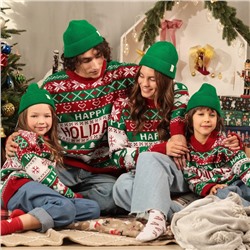 Джемпер вязаный новогодний детский KAFTAN Holidays размер 32, (110-116 см)