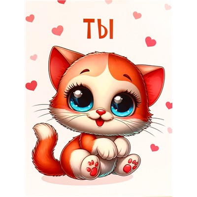 Пакет подарочный вертикальный «ТЫ», 26×32×12 см