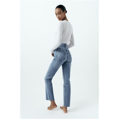 JEANS TRF STOVE PIPE TIRO ALTO
