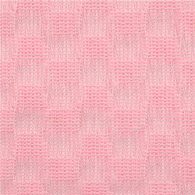 Лоскут плюш «Соты», 50 × 50 см, 220 г/м, цвет розовый №34