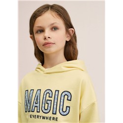 Sudadera oversize mensaje -  Niña | MANGO OUTLET España