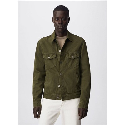Cazadora vaquera bolsillos -  Hombre | MANGO OUTLET España
