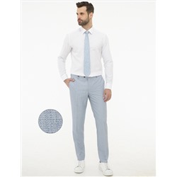 Светло -голубой бывший. Тканевые штаны Slim Fit