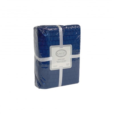 Плед KARVEN Super Soft MELINDA 200*220 п/э евро Р 942 синий (Акция).