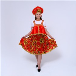 Русский народный костюм женский «Хохлома», р. 44-46, рост 170 см