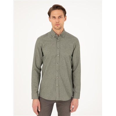Haki Slim Fit рубашка с длинным рукавом