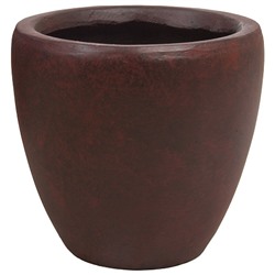 Кашпо Nobilis Marco "Granite graphite Round" (файберглас), D23хH21 см