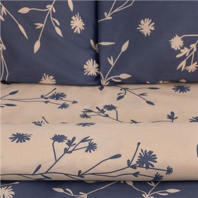 Постельное белье Этель 2 сп «Flowers» 175*215 см, 200*220 см,70*70 см -2 шт.