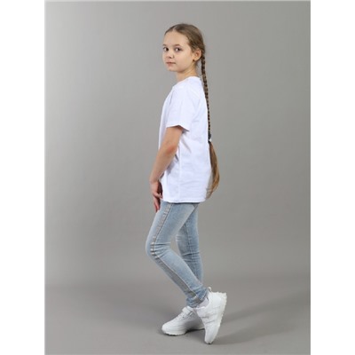 HSJG 64056-20K Футболка для девочки,белый