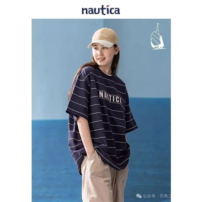 ⭐️NAUTIC*A Хлопковые футболки в полоску