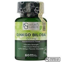 Nature's Supreme Гинкго Билоба 120 мг 60 капсул