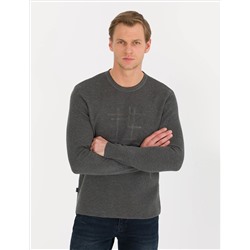 Серый меландж Slim Fit Велосипед