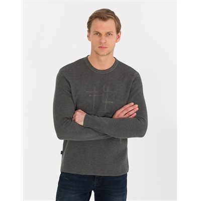 Серый меландж Slim Fit Велосипед