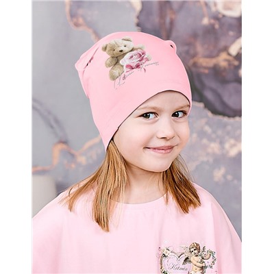 Шапка летняя Мишка ROSE цв.Розовый