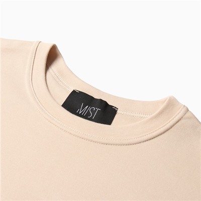 Футболка женская MIST Basic, бежевый, р. S-M