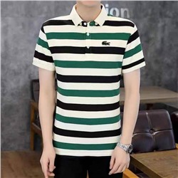 Мужская футболка-поло Lacost*e 👕   Реплика