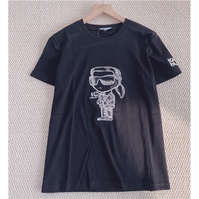 Женская вышитая футболка KARL LAGERFEL*D ОРИГИНАЛ!