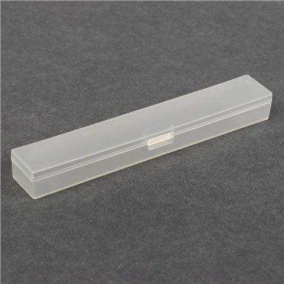 Бокс для хранения, с крышкой, 3.1×18.9×2.2 см, прозрачный