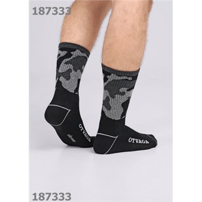 CLEVER Носки муж.К3425 23Ф хл+эл