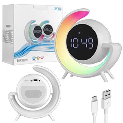 Портативная акустика RGB SM-012 (белая)
