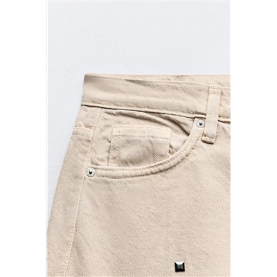 JEANS TRF TACHAS TIRO MEDIO