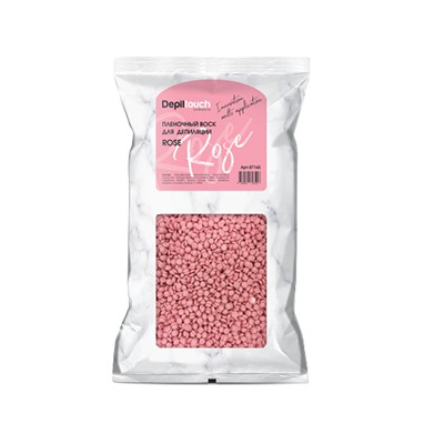Воск для депиляции пленочный Innovation Rose, 1000 гр, бренд - Depiltouch Professional