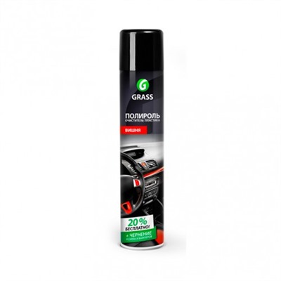 Полироль-очиститель пластика GraSS Dashboard Cleaner Вишня 750 мл (аэроз.)