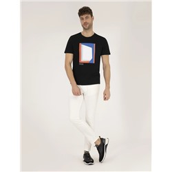 Ecru Slim Fit Jean Pants