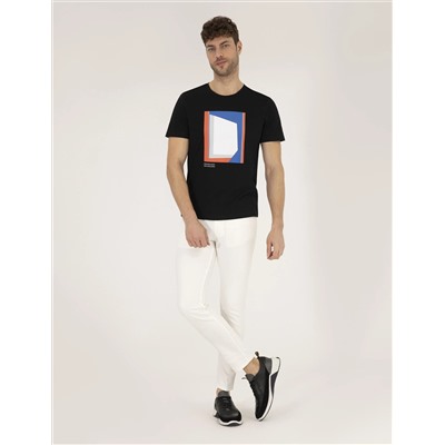 Ecru Slim Fit Jean Pants