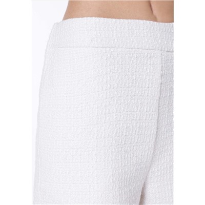 Slim Fit Low Low Low Plat Flat Woman White Shorts