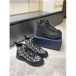 Мужские высокие кроссовки Dio*r 🖤  Реплика 1:1
