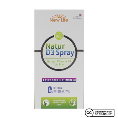 New Life Natur Spray D3 1000 МЕ 20 мл