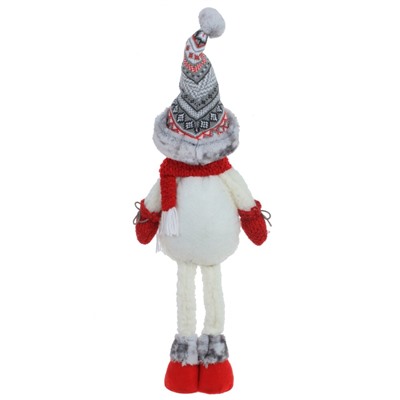 Игрушка набивная "Снеговик", L22 W9 H66/45 см, 2в.