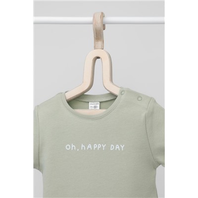 К 300582 Фуфайка новорожденка шалфей(oh happy day)