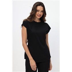 Блуза медицинская женская 3-78.1-21-1 / Kiara 65 Rich black