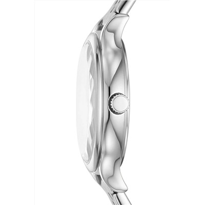 Reloj de cuarzo de acero - Plateado