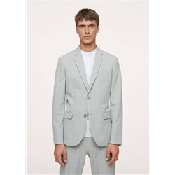 Americana traje super slim fit cuadros -  Hombre | MANGO OUTLET España