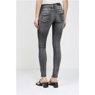 Pantalón skinny fit New Luz - Gris oscuro
