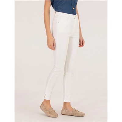 Ecru Skinny Fit Canvas брюки