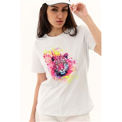 Футболка Bright leopard