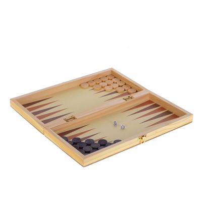 Игра настольная 3 в 1 (шахматы, шашки, нарды), L29 W15 H5 см