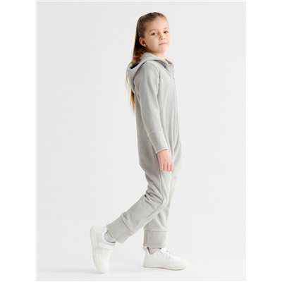 Комбинезон флисовый детский MINAKU: Fleece Soft, цвет серый, рост 122 см