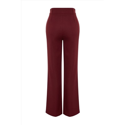 Bordeaux Straight/Flat Cut лента с высокой талией плетения с плетением Twoss21pl0093