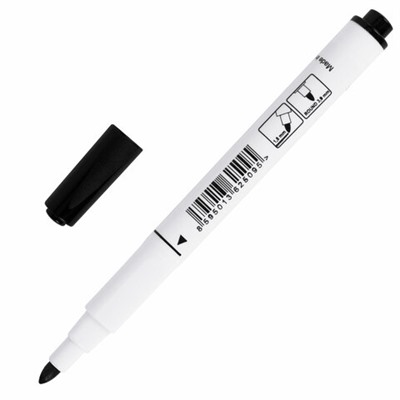 Маркер для ткани ЧЕРНЫЙ CENTROPEN "Textile Marker", круглый наконечник, 1,8 мм, 2739, 5 2739 9212