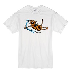 Футболка знак зодиака "Стрелец" тигр