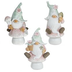 Фигурка декоративная "Дед Мороз", L8 W5 H12 см, 3в.