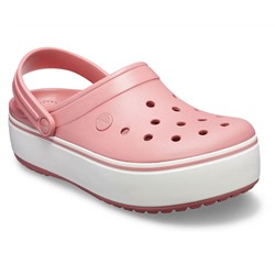 Crocband Platform Clog Blossom/White