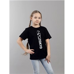 HSJG 64058-22K Футболка для девочки,черный