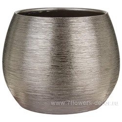 Кашпо "Silver" (керамика), D16,5xH13,5 см